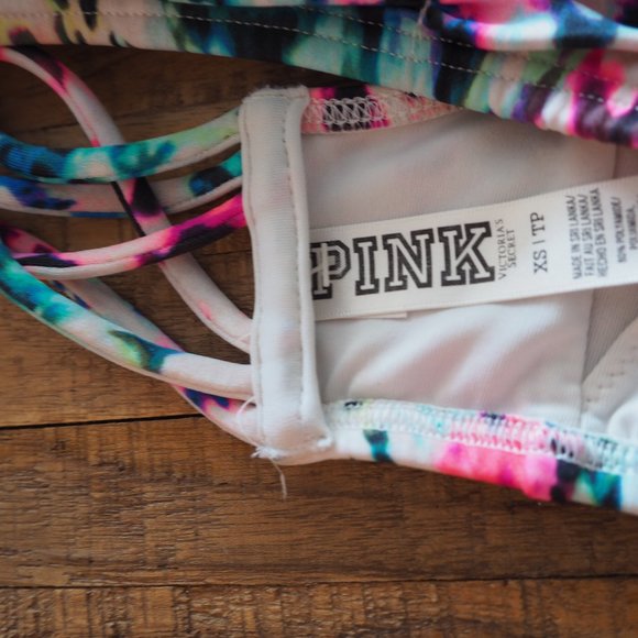 Tie dye Victoria's Secret PINK bikini top - Picture 3 of 3